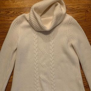 100% cashmere cream sweater in perfect condition